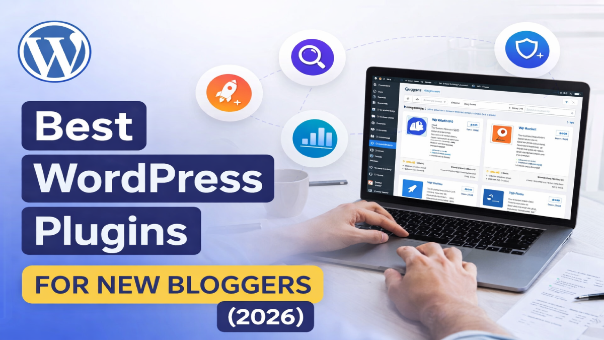 Best WordPress plugins for new bloggers in 2026 including SEO, speed and security tools