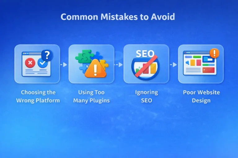 Common mistakes beginners make when building a website without coding
