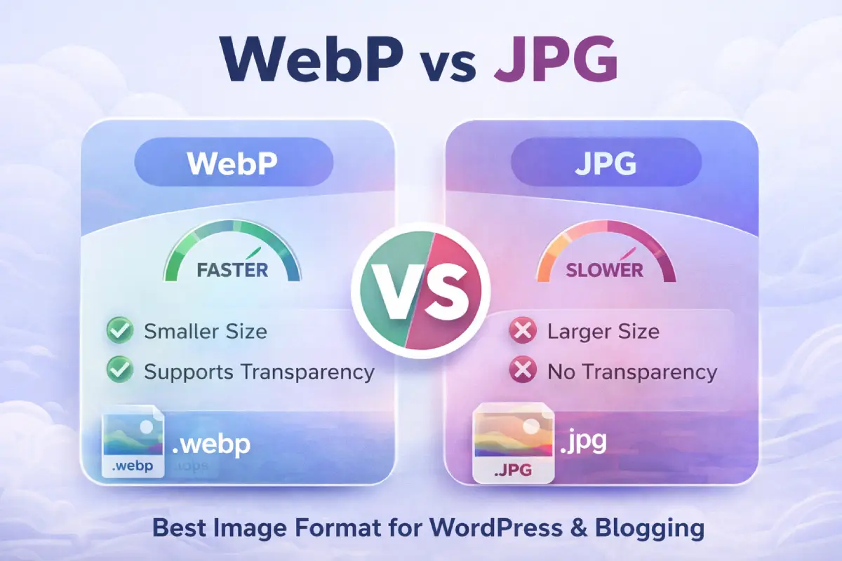 WebP vs JPG – Best Image Format for WordPress and Blogging